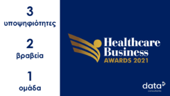2 τιμητικές βραβεύσεις για την εταιρεία Data Consultants  στα Healthcare Business Awards 2021